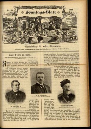 Ausgabe vom Sonntag, den 28. August 1904.
