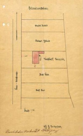 Errichtung einer Zigarrenfabrik in Ichenheim durch Heinrich Weißkopf ebendort (Besitznachfolger: Franz Geiger von Oberweier), sowie deren Betrieb und Erweiterung