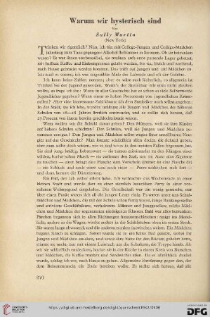 12: Warum wir hysterisch sind
