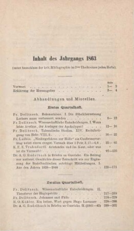 V-VI Inhaltsverzeichnis