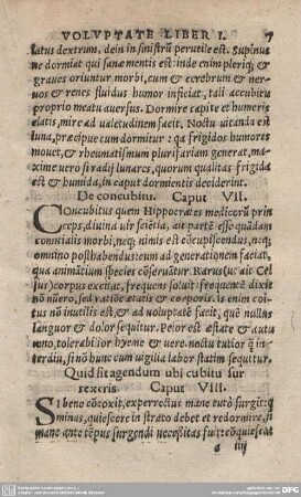Quid fit agendum ubi cubitu fur rexeris. Caput VIII.