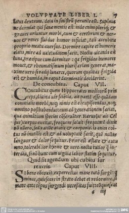 Quid fit agendum ubi cubitu fur rexeris. Caput VIII.