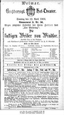 Die lustigen Weiber von Windsor