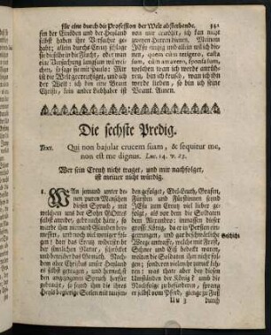 341-372, Sechste - zehnte Predig