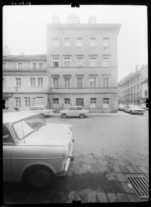 Dresden-Neustadt, Rähnitzgasse 12. Wohnhaus. Straßenfront