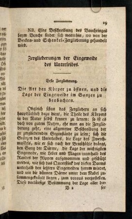 19-89, Zergliederungen der Eingeweide des Unterleibs