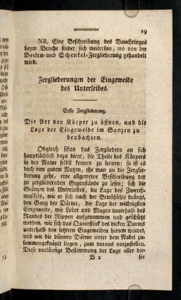 19-89, Zergliederungen der Eingeweide des Unterleibs