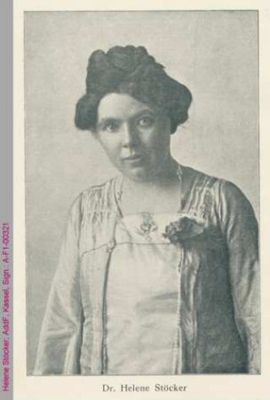 Porträt von Helene Stöcker