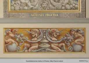 Ausmalung des Treppenhauses im Palazzo Grifoni Budini Gattai : Grotesken