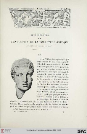 3. Pér. 21.1899: Quelques vues sur l'évolution de la sculpture grecque, 2