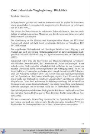 Zwei Jahrzehnte Wegbegleitung: Ein Rückblick