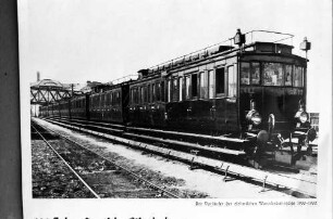 Berlin: Vorläufer der elektrischen Wannseebahn 1900-1902; REP