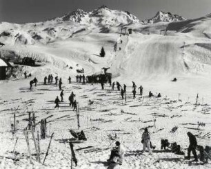 Skigebiet auf dem Sonnenkopf im Klostertal