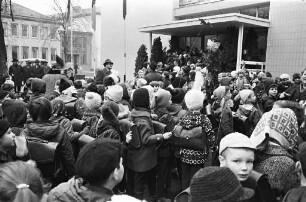 Bezug der neuen Schloßschule in Durlach.