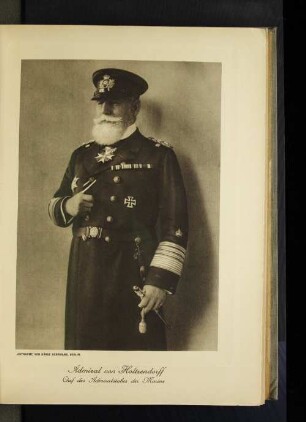 Admiral von Holtzendorff, Chef des Admiralstabes der Marine