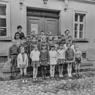 Klassenbild sorbische Oberschule