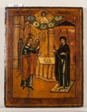 Ikone mit der Verkündigung an Maria