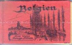Postkartenheft mit Ansichten aus Belgien