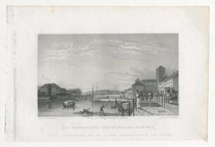 Die Friedrichs-Waisenhaus-Kirche mit der Waisen-Brücke