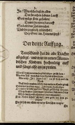 Der dritte Auffzug.