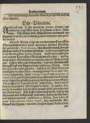 Lehr-Pünctlein.