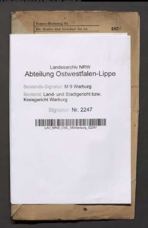 Erblasser: Weber, Margarethe, geb. Berendes:
