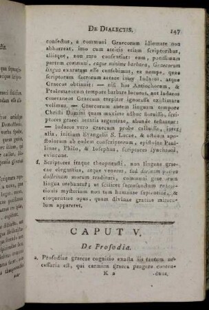 Caput V. De Prosodia.