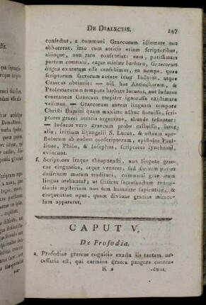 Caput V. De Prosodia.