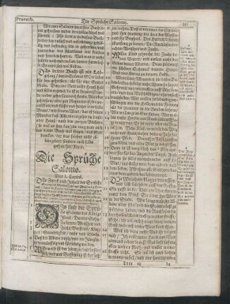 Die Sprüche Salomo.
