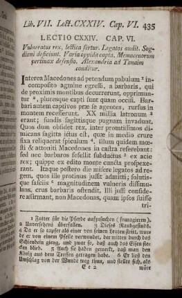 Lectio CXXIV. - Lectio CXXXIII.
