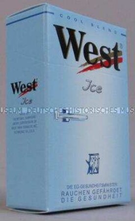 Zigarettenschachtel (Attrappe) "West Ice"