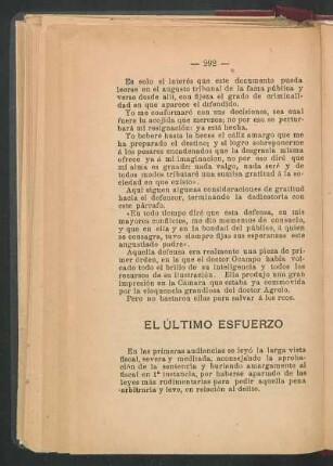 El último esfuerzo
