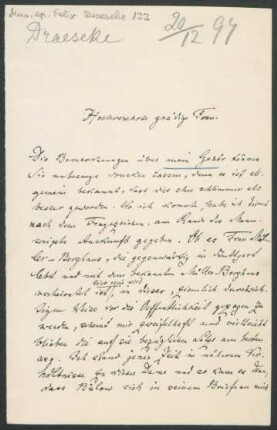 Brief an Marie von Bülow : 20.12.1897