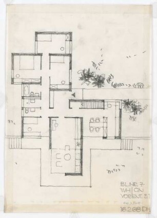 Wohnhaus Dr. Gnichwitz, Herten. Vorentwurf 3.1 Vorentwurf 3.1: Grundriss