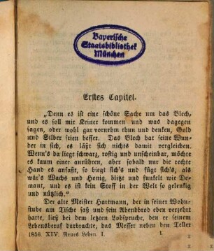 Neues Leben : Novelle in 3 Bänden, 1