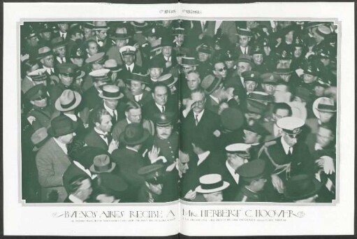 Buenos Aires recibe a Mr. Herbert C. Hoover