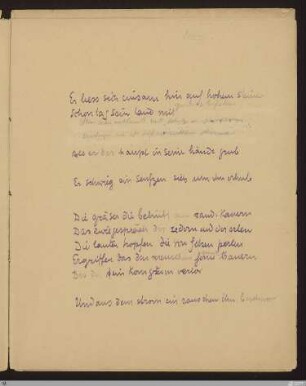 Er liess sich einsam hin auf hohem steine : [SW III: H10]; [SW III, S. 97/147]