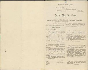 Schuhmacher, Heinrich: Anbau einer Remise an ein Wohnhaus