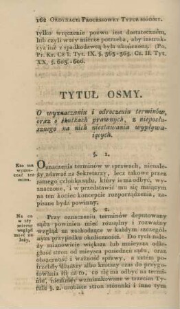 Tytul osmy