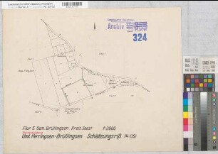 Herringsen (Bad Sassendorf), Brüllingsen (Möhnesee), Flurbereinigung Herringsen-Brüllingsen, 14. Schätzungsriß Brüllingsen Flur 5