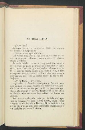 América hecha