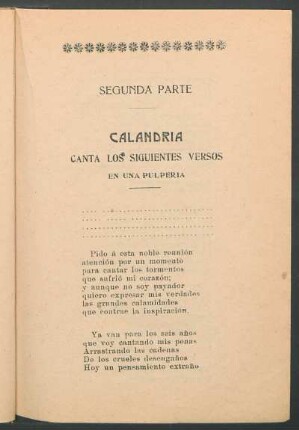 Segunda parte
