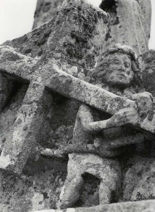 Detail aus dem Kalvarienberg von Notre Dame de Tronoen in der Bretagne