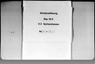 Anfragen an das Sachsenhausen-Komitee zu Vermissten und Verstorbenen