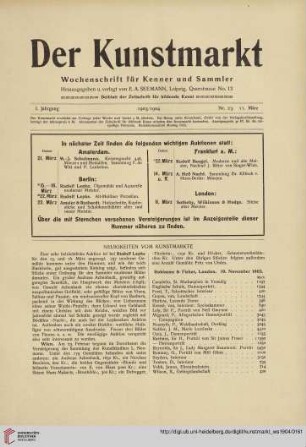 Nr. 23 (11. März)