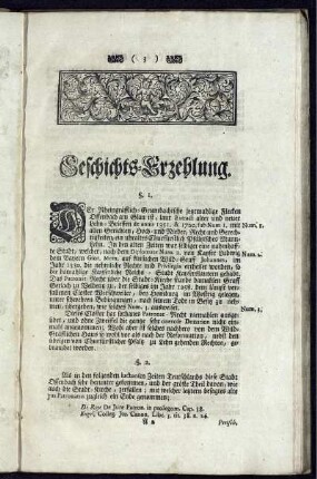 Geschichts-Erzehlung.