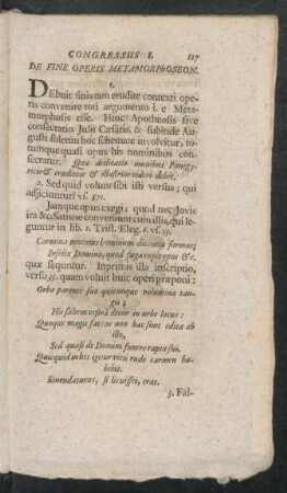 De Fine Operis Metamorphoseon.