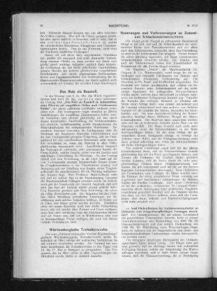 Neuerungen und Verbesserungen an Zement- und Schlackensteinmaschinen