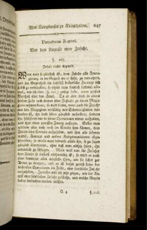 Vierzehntes Kapitel. Von dem Angriffe einer Zufuhr.