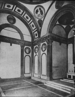 Florenz, S. Croce, Pazzi-Kapelle, Inneres; Brunelleschi, Filippo